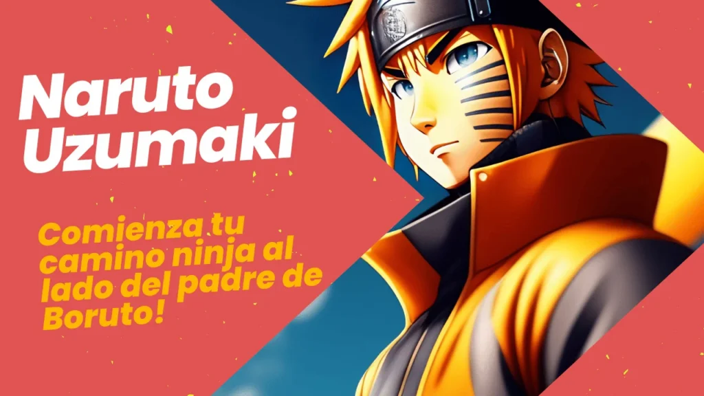 Naruto Uzumaki ¡Comienza tu camino ninja al lado del padre de Boruto!