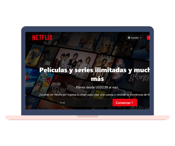 Netflix plataformas disponibles: